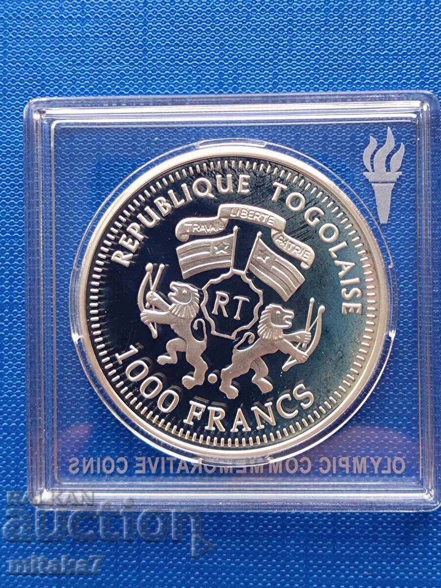 1000 φράγκα 2007, Τόγκο με τιμή € 44.00 | 86.06 BGN