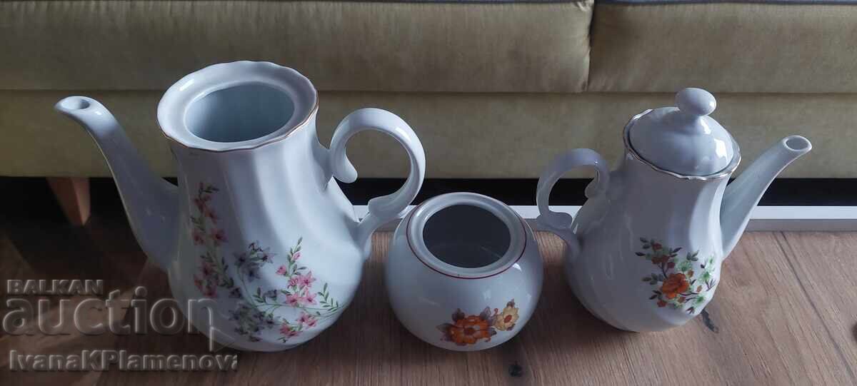 Bulgaria Porcelain: Two Pitchers and a Sugar Bowl for Collectors with price € 12.00 | 23.47 BGN