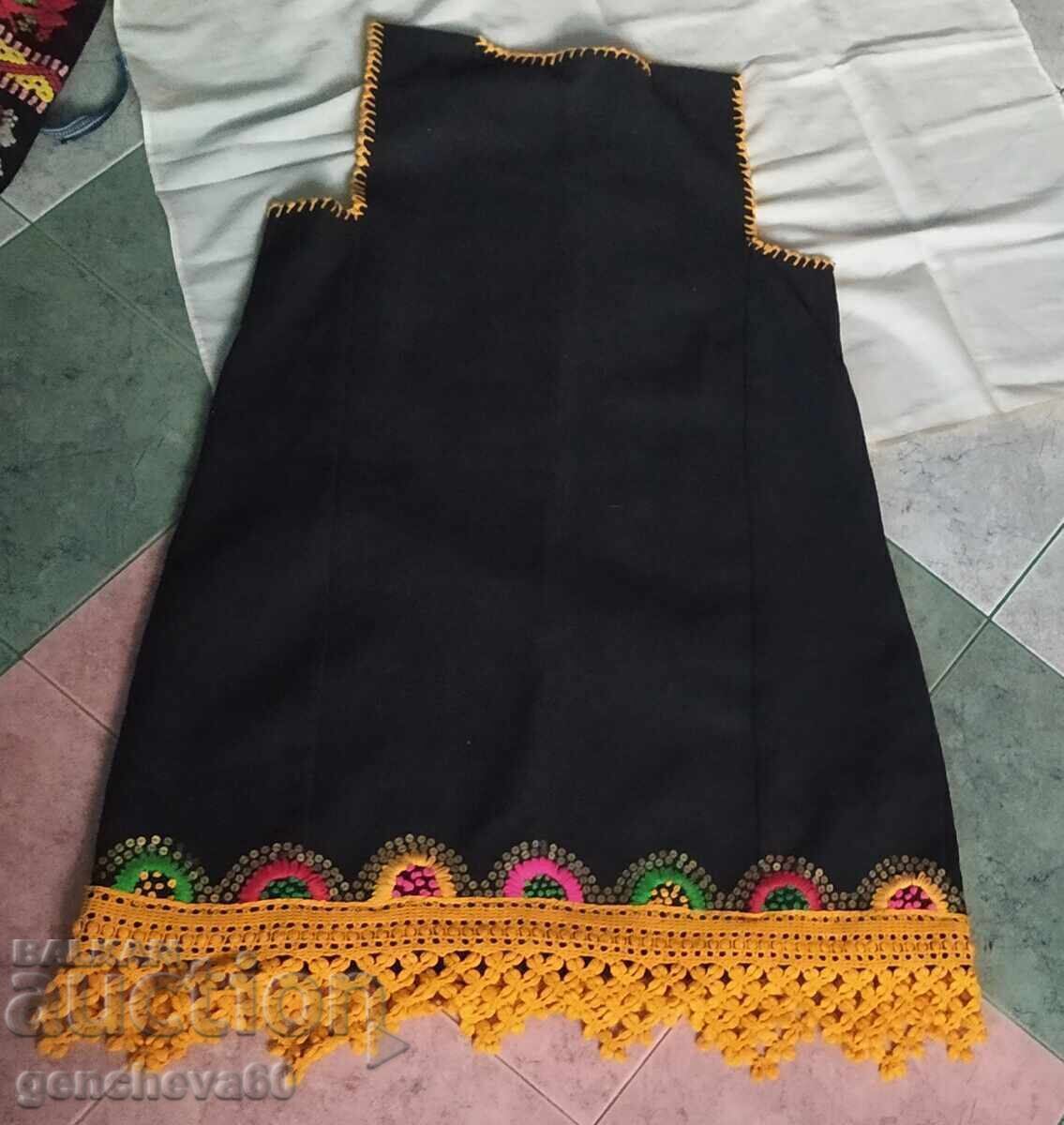 Folk costume skirt, apron, and headscarf with price € 100.00 | 195.58 BGN