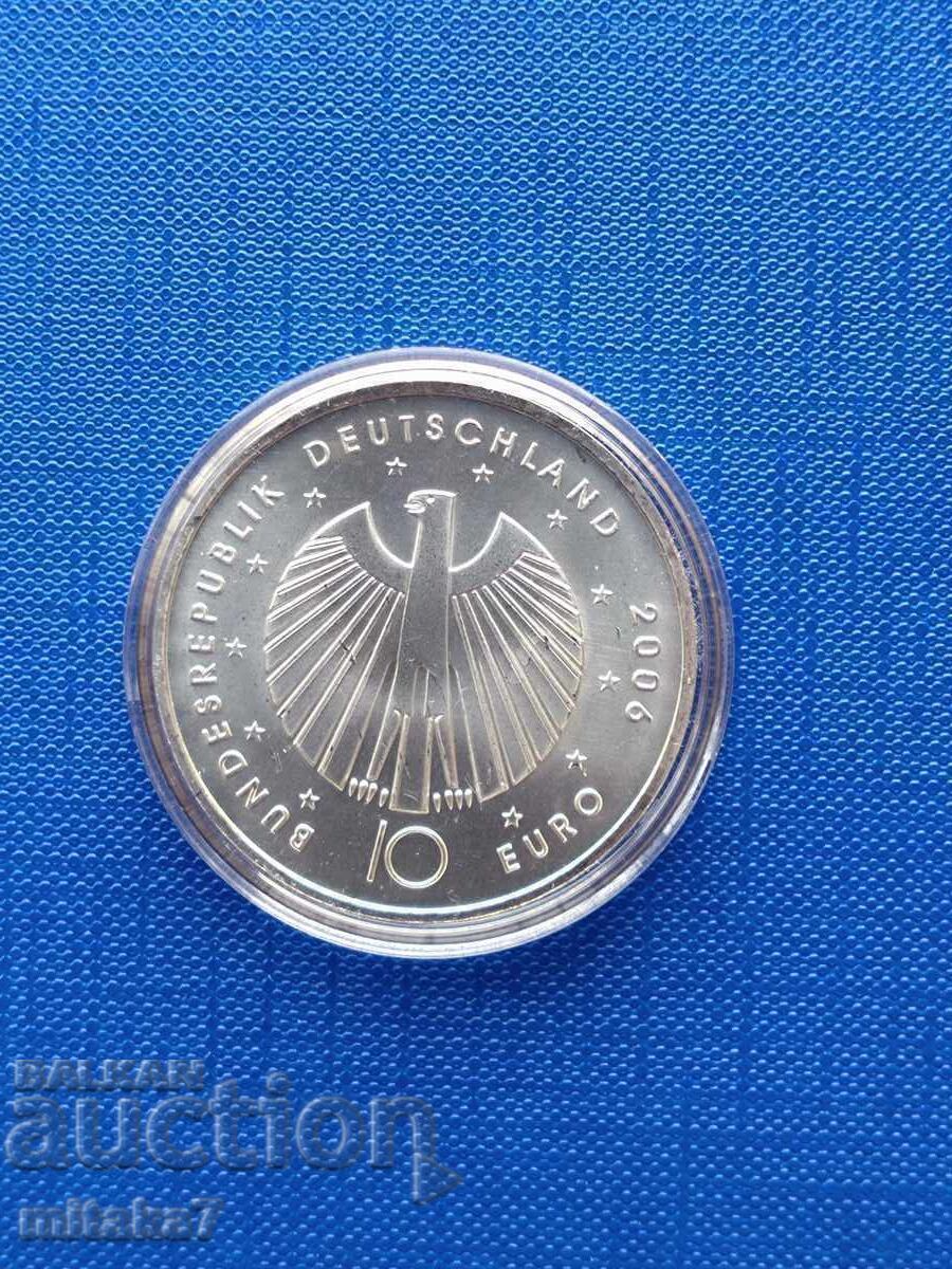 10 евро 2006 година, Германия с цена € 46.00 | 89.97 лв.