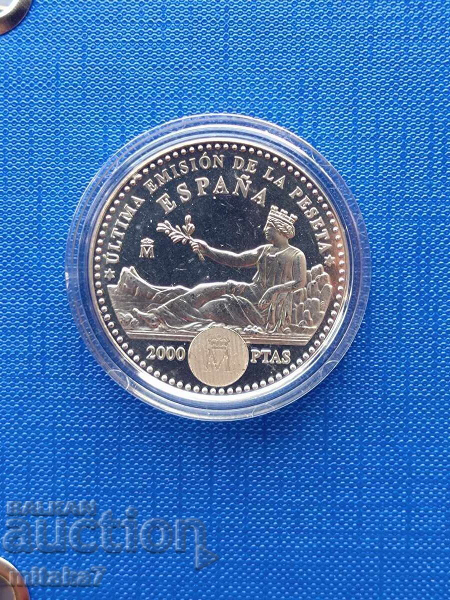 2000 песети 2001 година. Испания с цена € 40.00 | 78.23 лв. 2000 песети 2001 година. Испания с цена € 40.00 | 78.23 лв.
