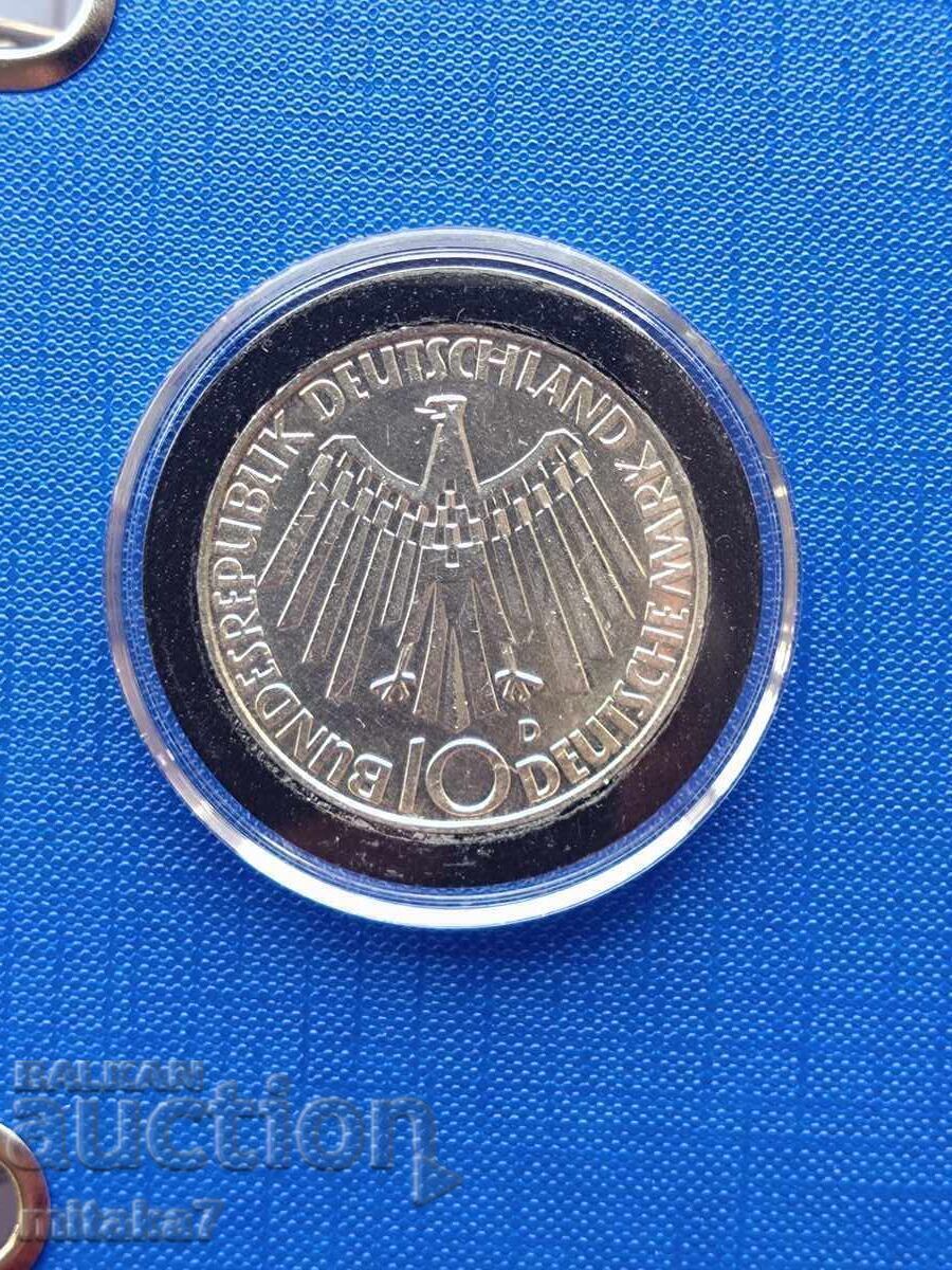 10 марки 1972 година, Германия с цена € 30.00 | 58.68 лв.