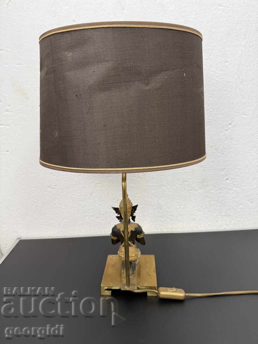 Доставка на Тайландска бронзова лампа Тепаном - Thepanom №7770