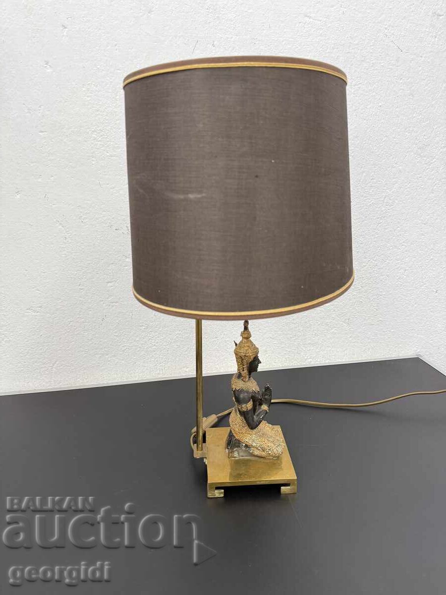 Тайландска бронзова лампа Тепаном - Thepanom №7770 - 5