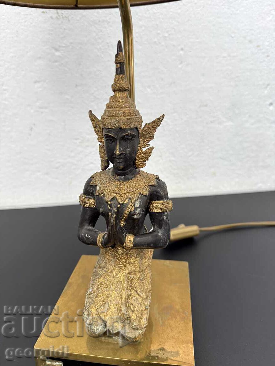 Тайландска бронзова лампа Тепаном - Thepanom №7770 - 7