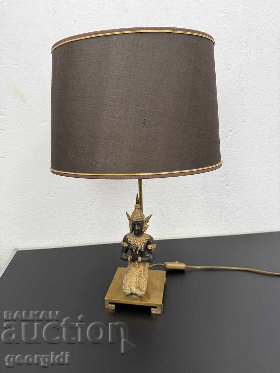 Тайландска бронзова лампа Тепаном - Thepanom №7770