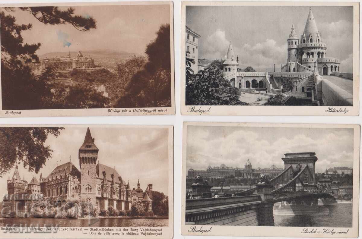 Hungary Budapest 30s 4 car. traveled Hungary Budapest 30s 4 car. traveled