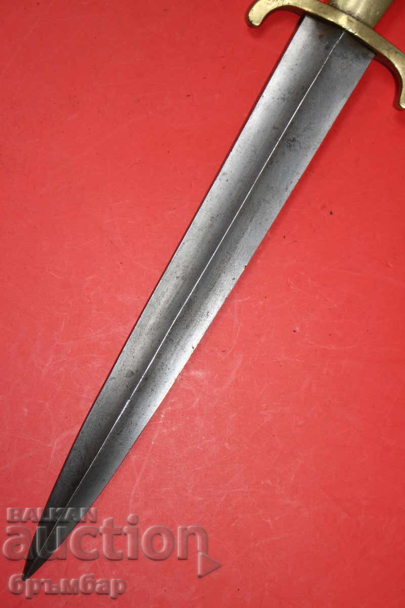 Аукцион Щик без кания с бронзова дръжка. Английски?