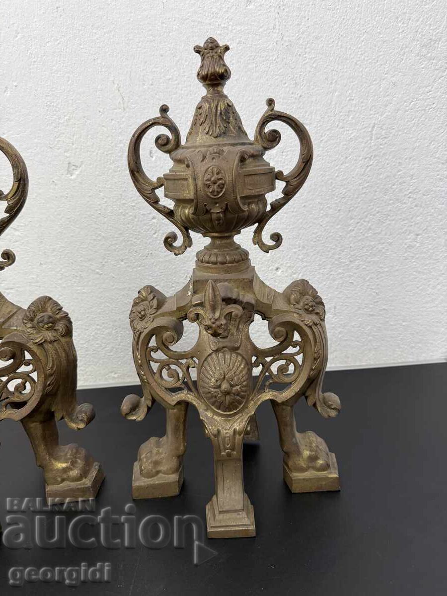 Френски каминни подпори - Наполеон III №7773 с цена € 132.94 | 260.01 лв.