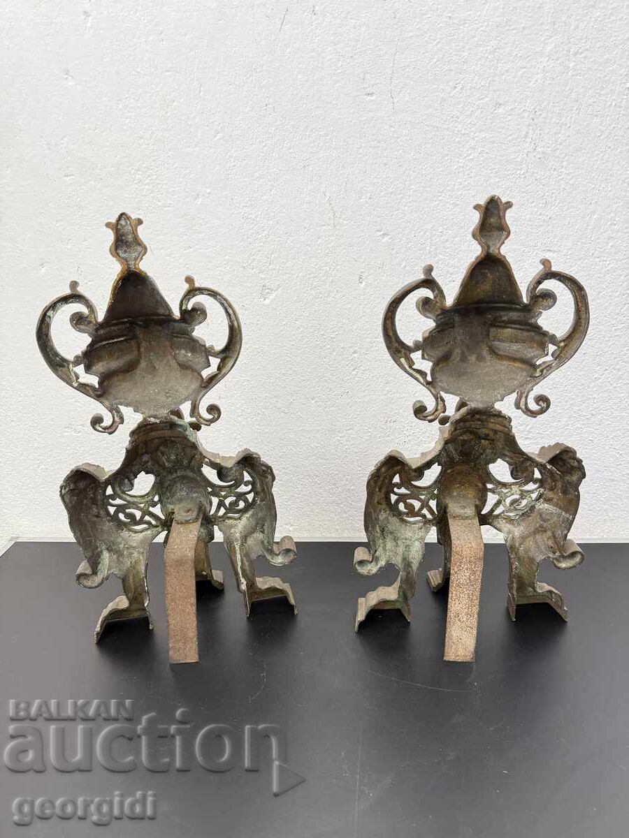 Френски каминни подпори - Наполеон III №7773 - 7