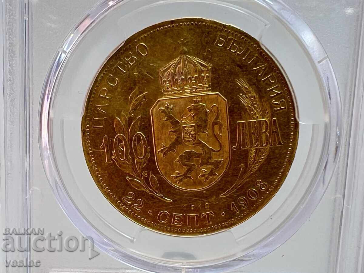 Аукцион Фердинанд 100 лева 1912 Златна Монета Оригинал AU-53 Аукцион Фердинанд 100 лева 1912 Златна Монета Оригинал AU-53