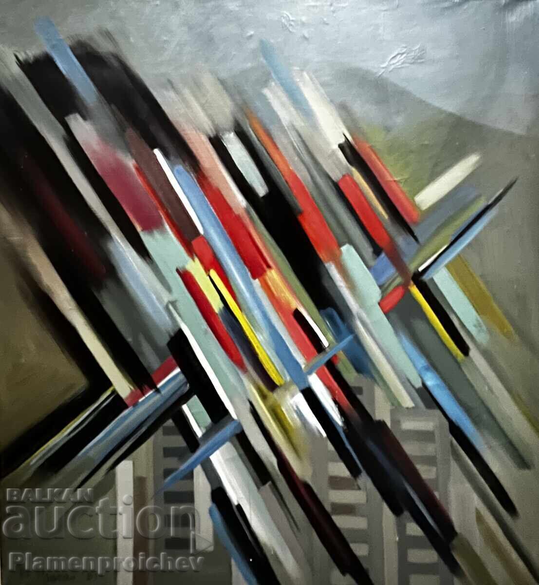 Delivery of HUGE BEAUTIFUL OIL PAINTING BY EKATERINA SAZDOVA