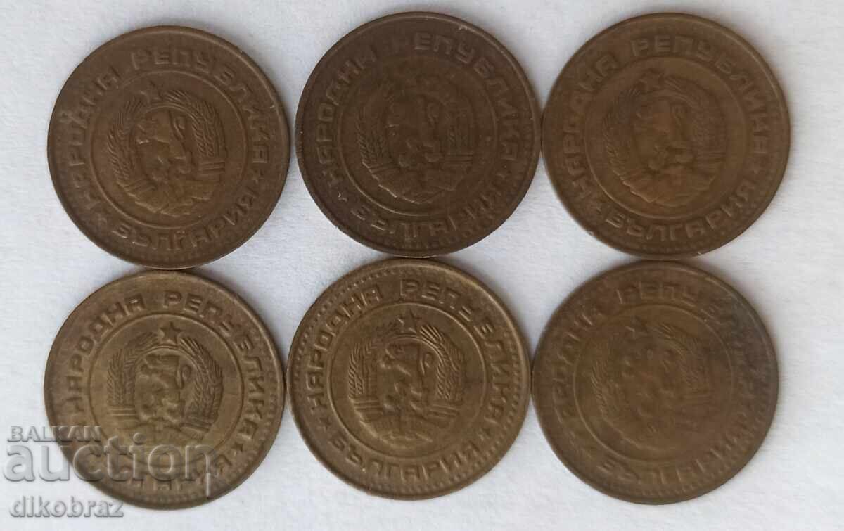 Licitație 1988 - 1 stotinka Bulgaria / 6 bucăți x 16 st/bucată Licitație 1988 - 1 stotinka Bulgaria / 6 bucăți x 16 st/bucată