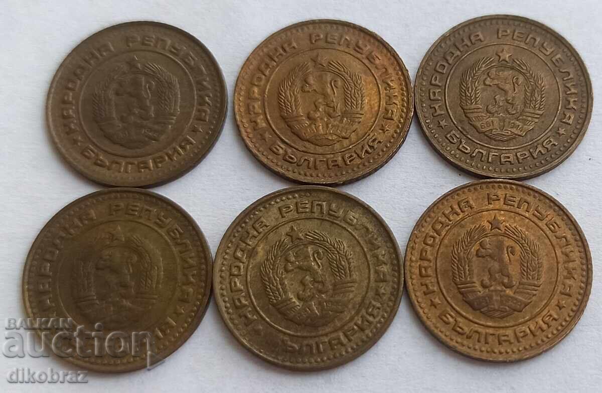 Παράδοση 1989 - 1 stotinka Bŭlgariya / 6 τεμάχια x 16 st/τεμάχιο Παράδοση 1989 - 1 stotinka Bŭlgariya / 6 τεμάχια x 16 st/τεμάχιο