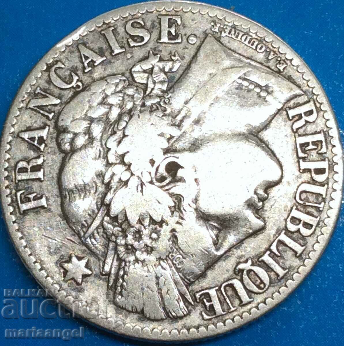 Γαλλία 2 φράγκα 1873 Ceres ασήμι - 5