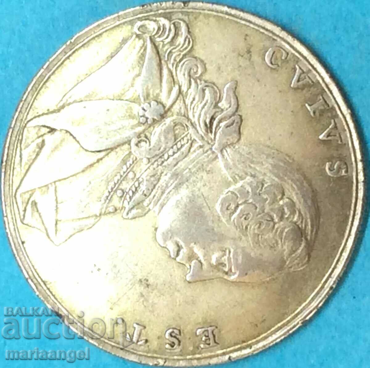 Livrarea Margravul Hristos. Friedr. Carl Alder Gulden 1757-1791 Schwabach