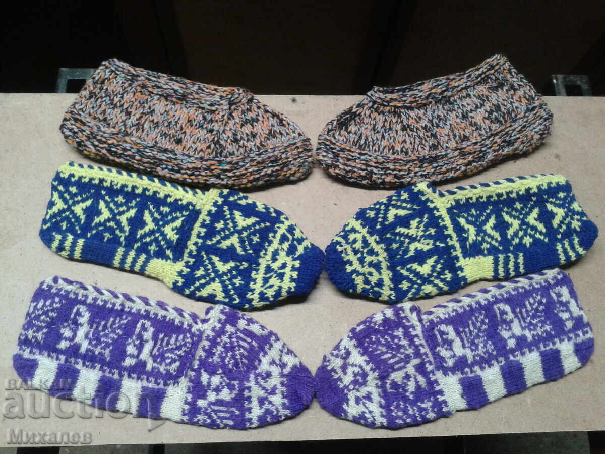 Șosete tricotate, mărimea 35-36