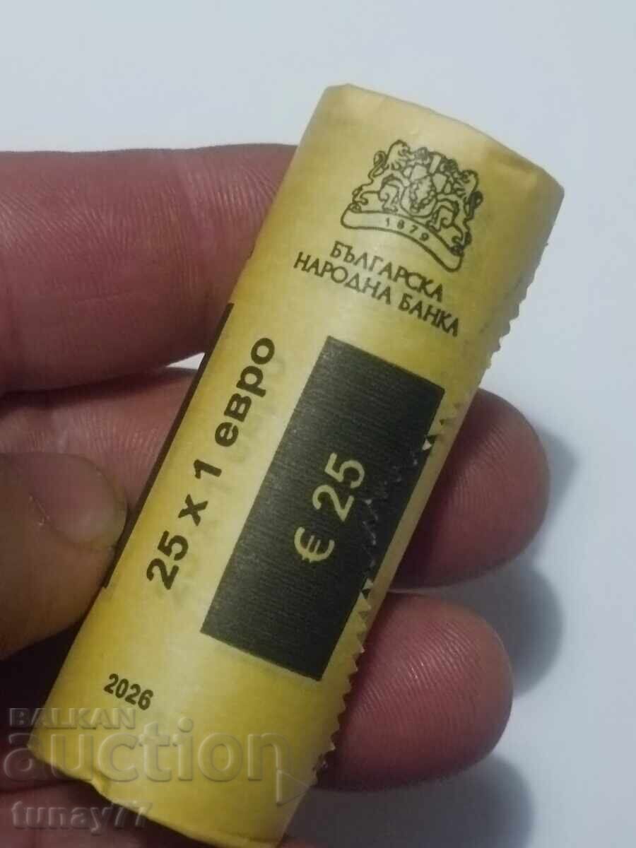 Fisă bancară BNB. Bulgaria - 25 x 1 Euro., 2026 - UNC cu preț € 69.02 | 134.99 BGN