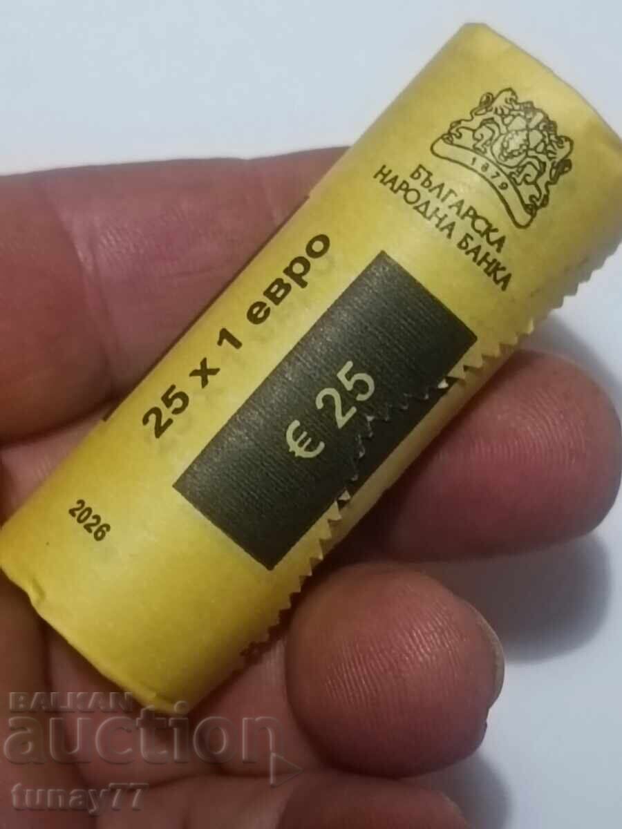 Fisă bancară BNB. Bulgaria - 25 x 1 Euro., 2026 - UNC - 7
