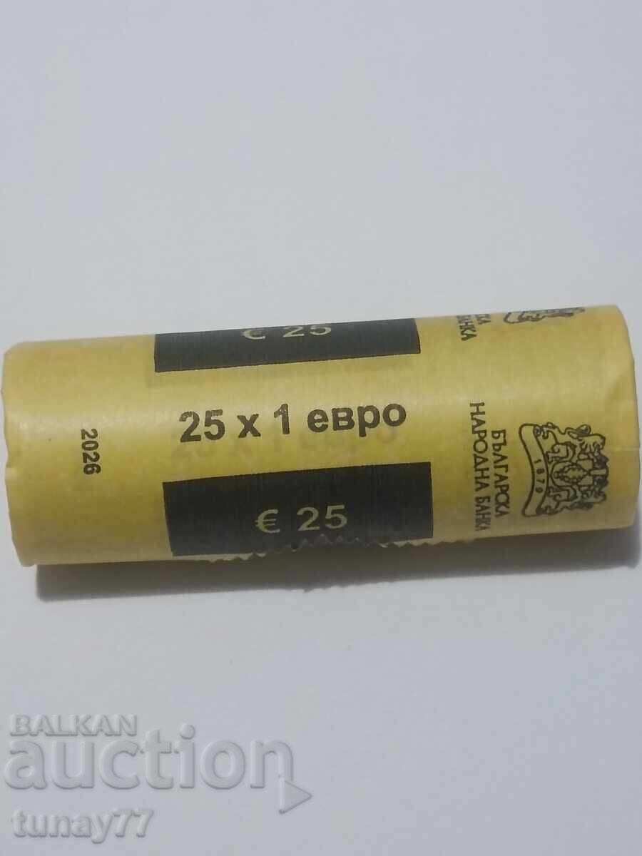 Fisă bancară BNB. Bulgaria - 25 x 1 Euro., 2026 - UNC