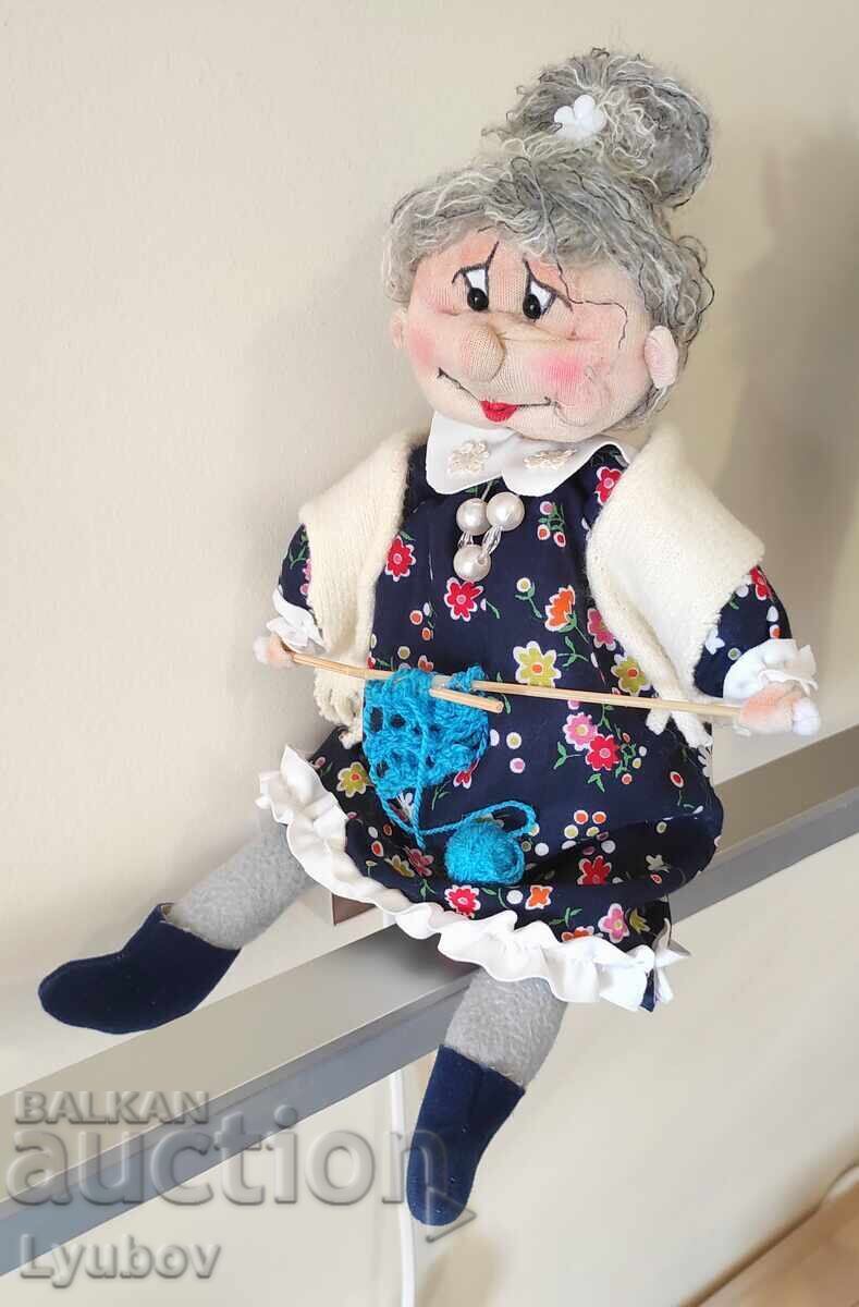 Кукла Баба Марта. Ръчна изработка. - 7