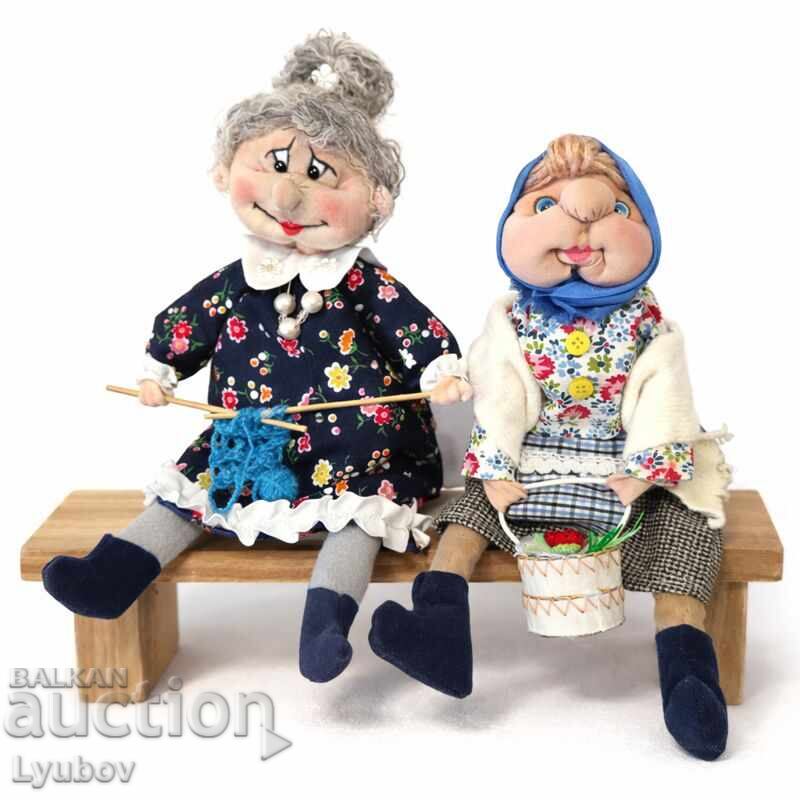 Кукла Баба Марта. Ръчна изработка.