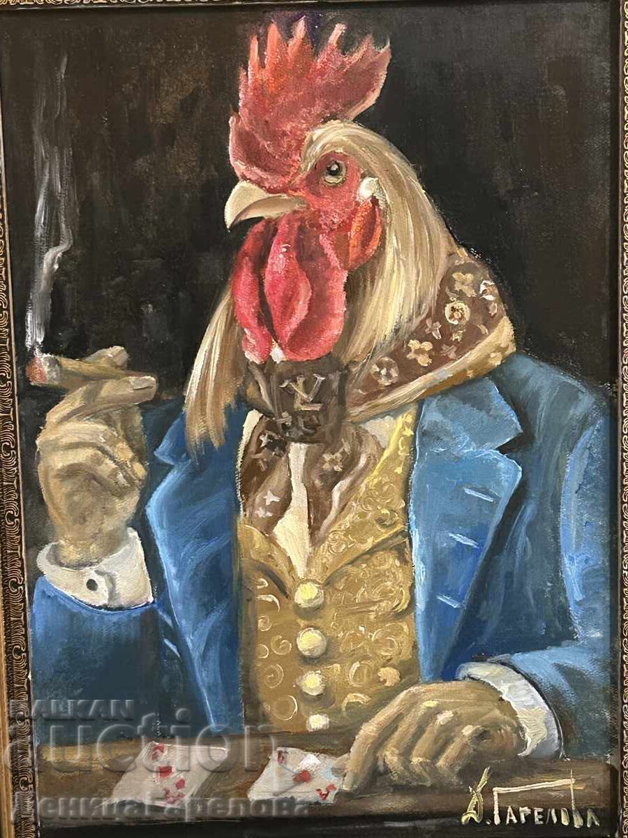 Δημοπρασία Δενίτσα Γκαρέλοβα πίνακας "Ο εκατομμυριούχος" Δημοπρασία Δενίτσα Γκαρέλοβα πίνακας "Ο εκατομμυριούχος"