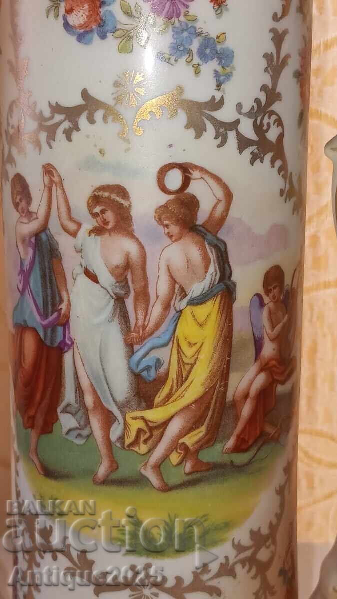 Δημοπρασία Όμορφο χειροποίητο κεραμικό βάζο