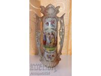 Красива ръчно изработена керамична ваза