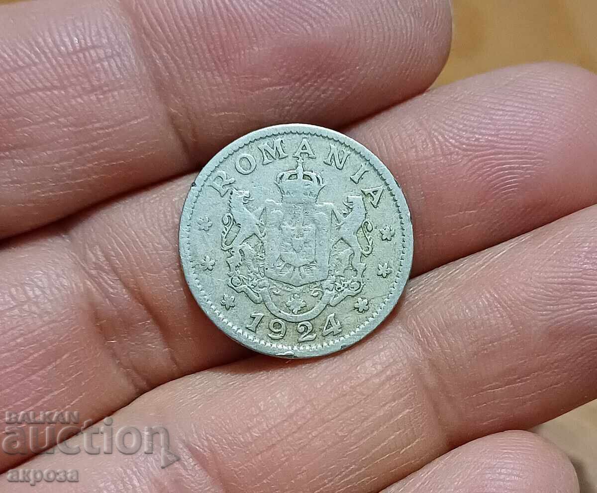1 leu România 1924 cu preț € 1.40 | 2.74 BGN