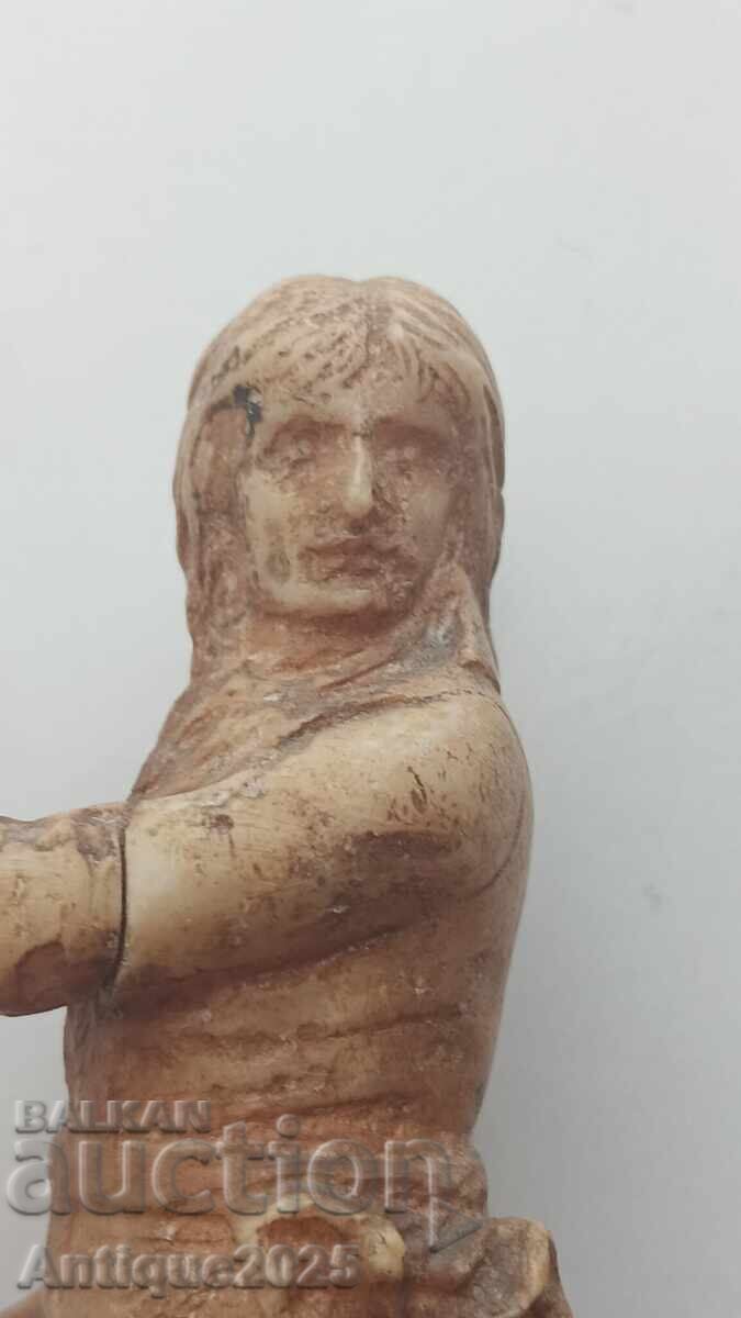 French Revolutionary with Flag - Carved Bone Figure - 6 French Revolutionary with Flag - Carved Bone Figure - 6