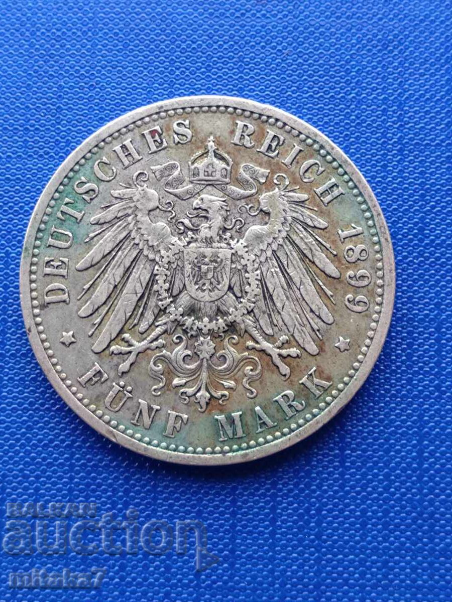 5 mărci 1899, Germania 5 mărci 1899, Germania