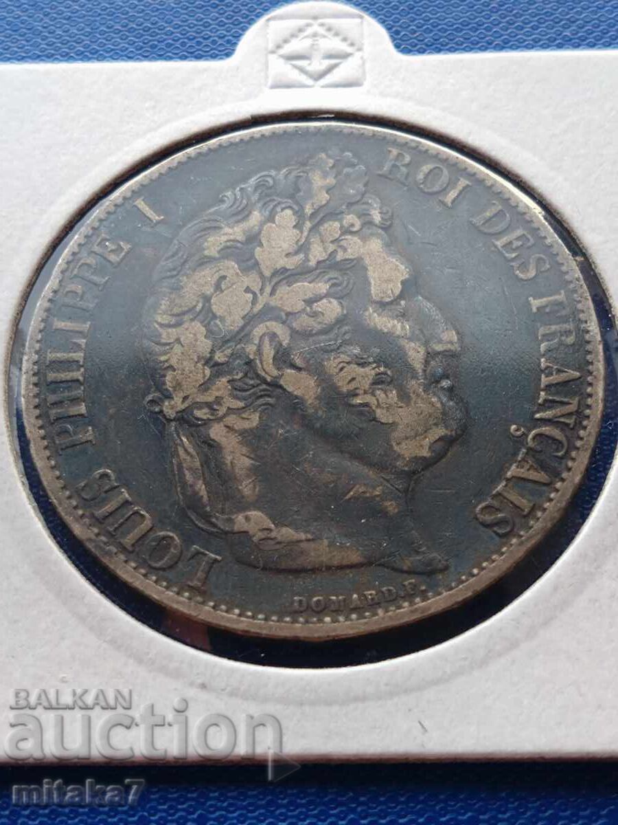 5 франка 1844 година, Франция с цена € 52.00 | 101.70 лв.