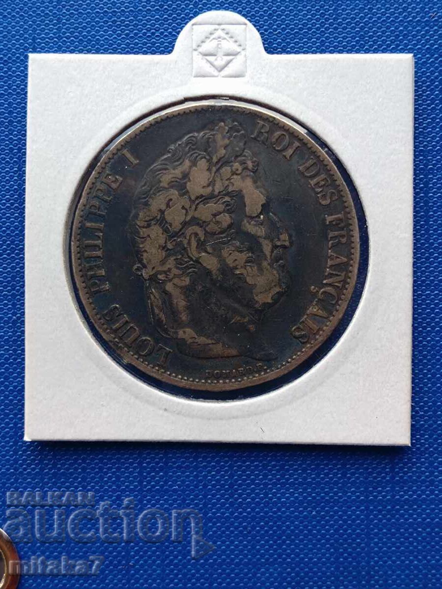 5 франка 1844 година, Франция