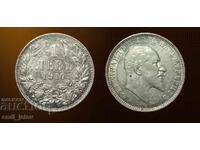 1 Lev Silver 1910 Year Kingdom of Bulgaria