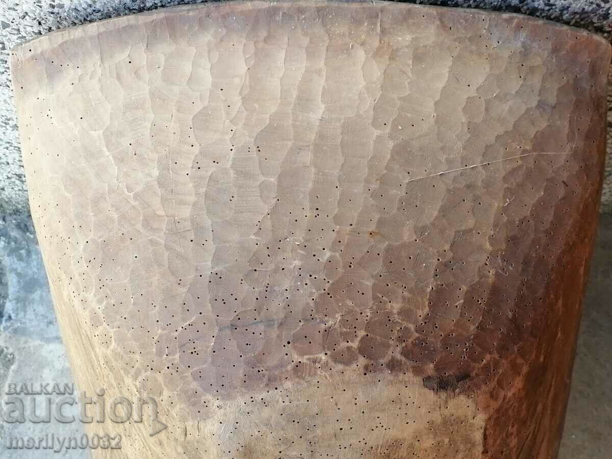 Jgheab vechi de lemn, lemn, noptiera, lighean, pirog - 5