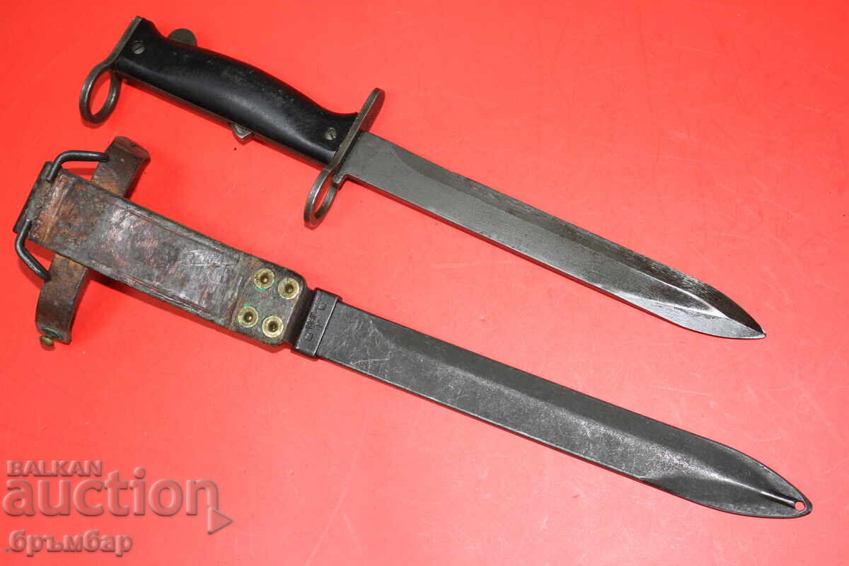 Baionetă franceză pentru pușcă MAS M56. Excelentă - 5