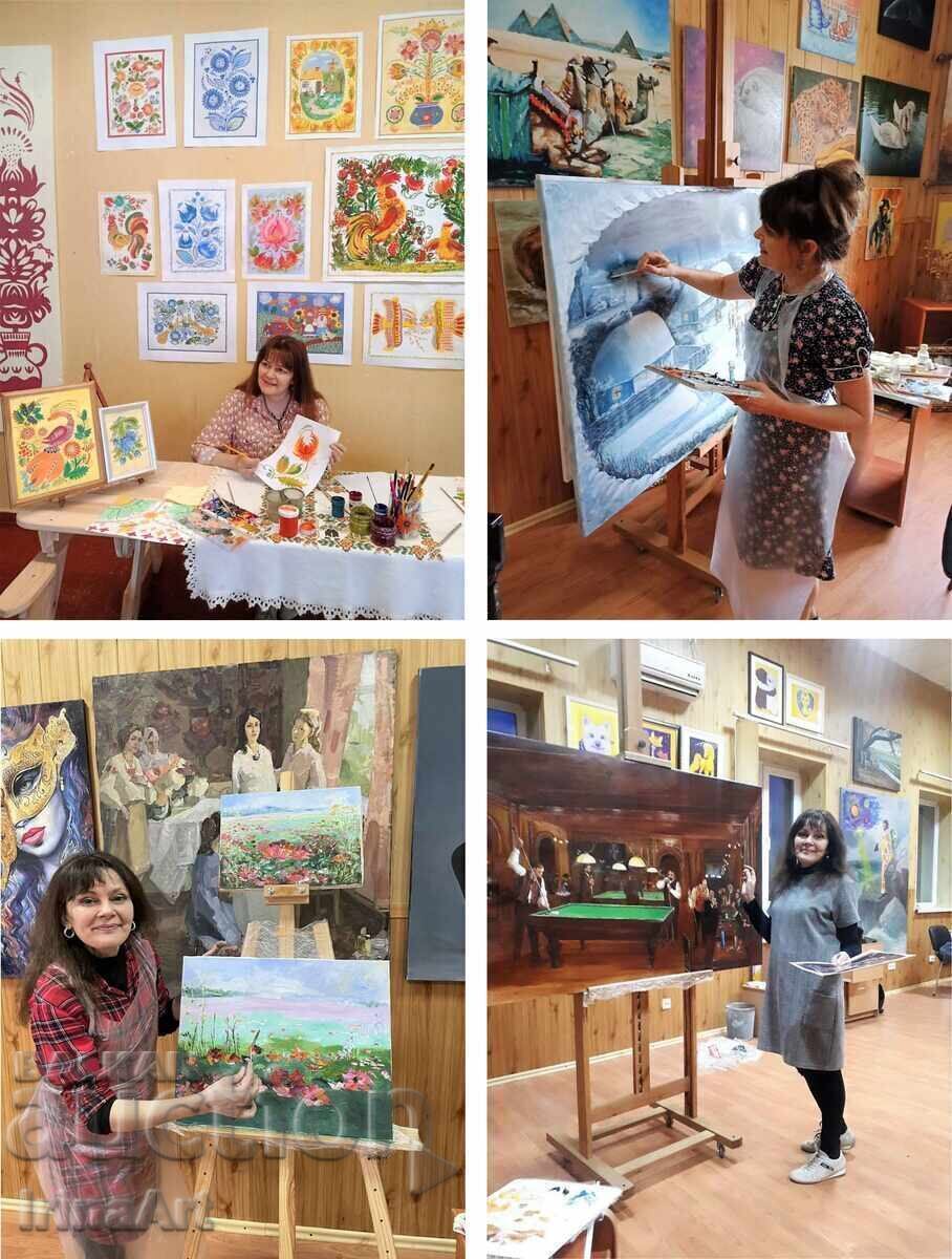 Успешен лов - И. Водяна. Масло, платно, 40х30 см - 13 Успешен лов - И. Водяна. Масло, платно, 40х30 см - 13