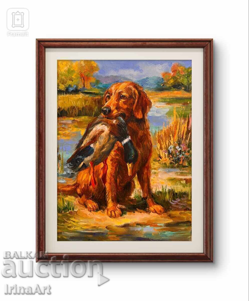 Аукцион Успешен лов - И. Водяна. Масло, платно, 40х30 см Аукцион Успешен лов - И. Водяна. Масло, платно, 40х30 см