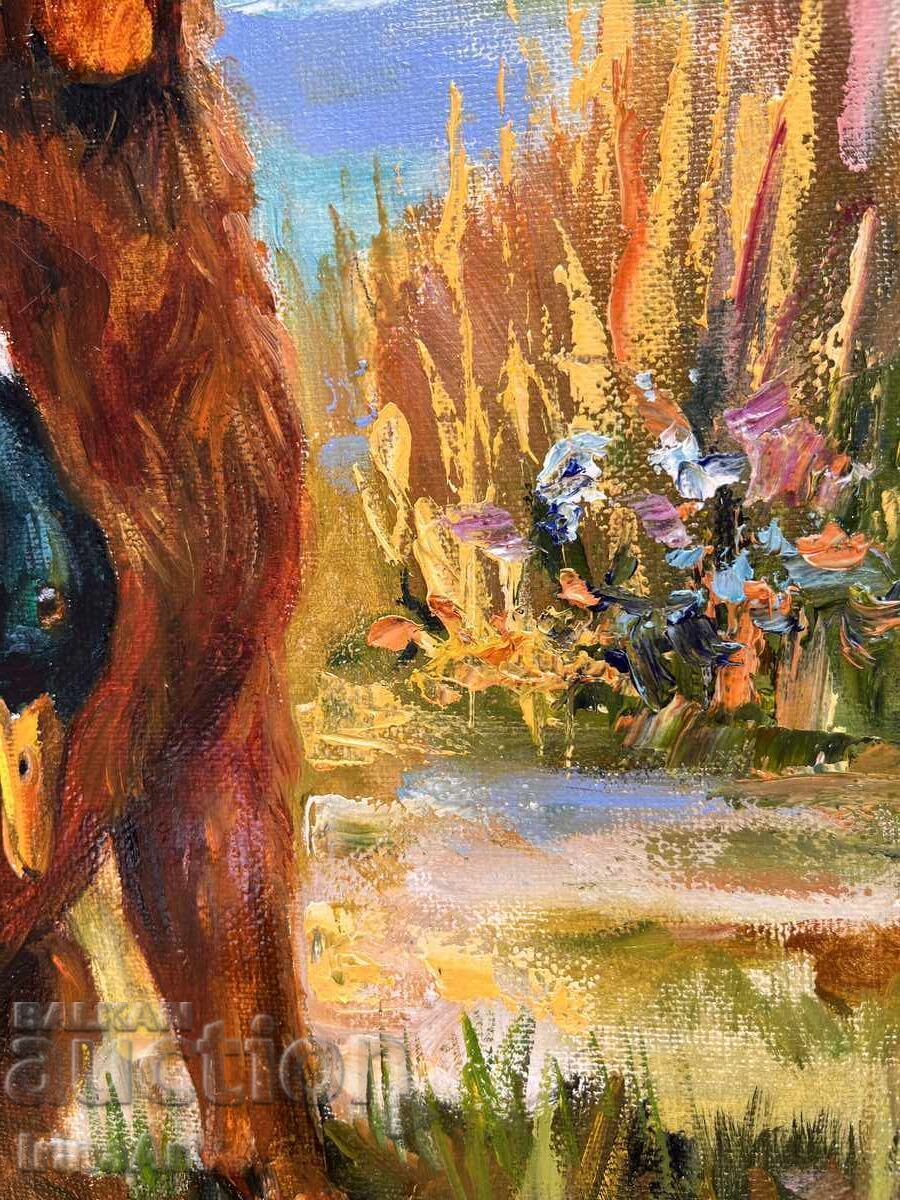 Успешен лов - И. Водяна. Масло, платно, 40х30 см - 8