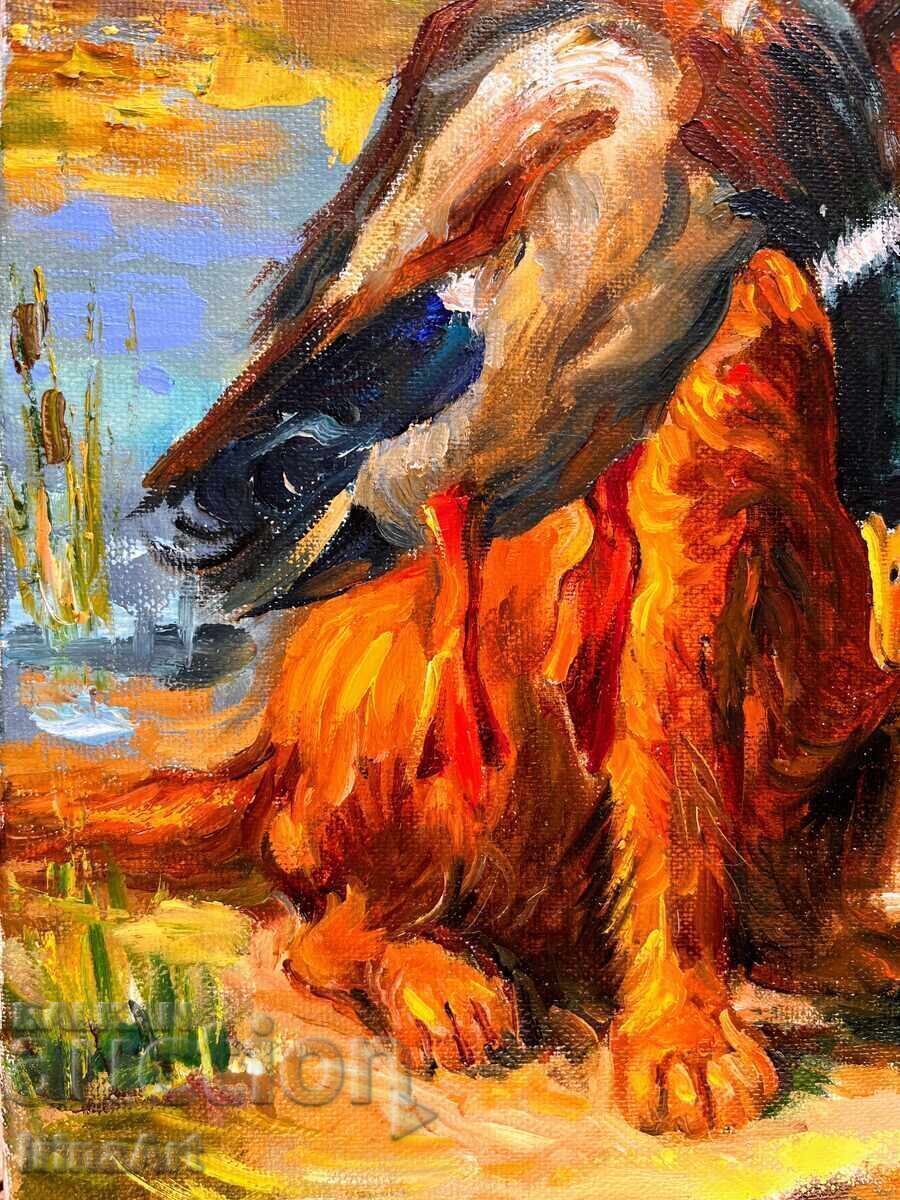 Успешен лов - И. Водяна. Масло, платно, 40х30 см - 9 Успешен лов - И. Водяна. Масло, платно, 40х30 см - 9