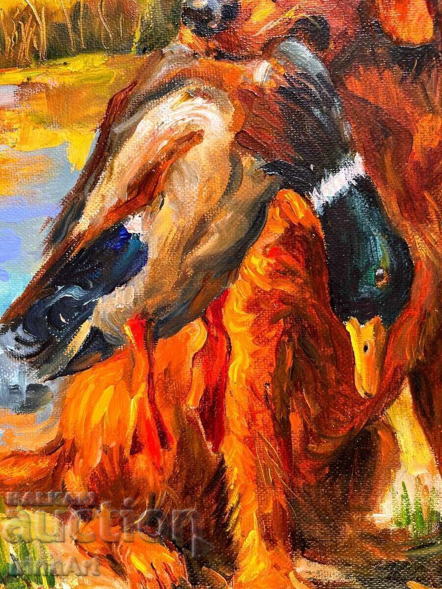 Успешен лов - И. Водяна. Масло, платно, 40х30 см - 11 Успешен лов - И. Водяна. Масло, платно, 40х30 см - 11