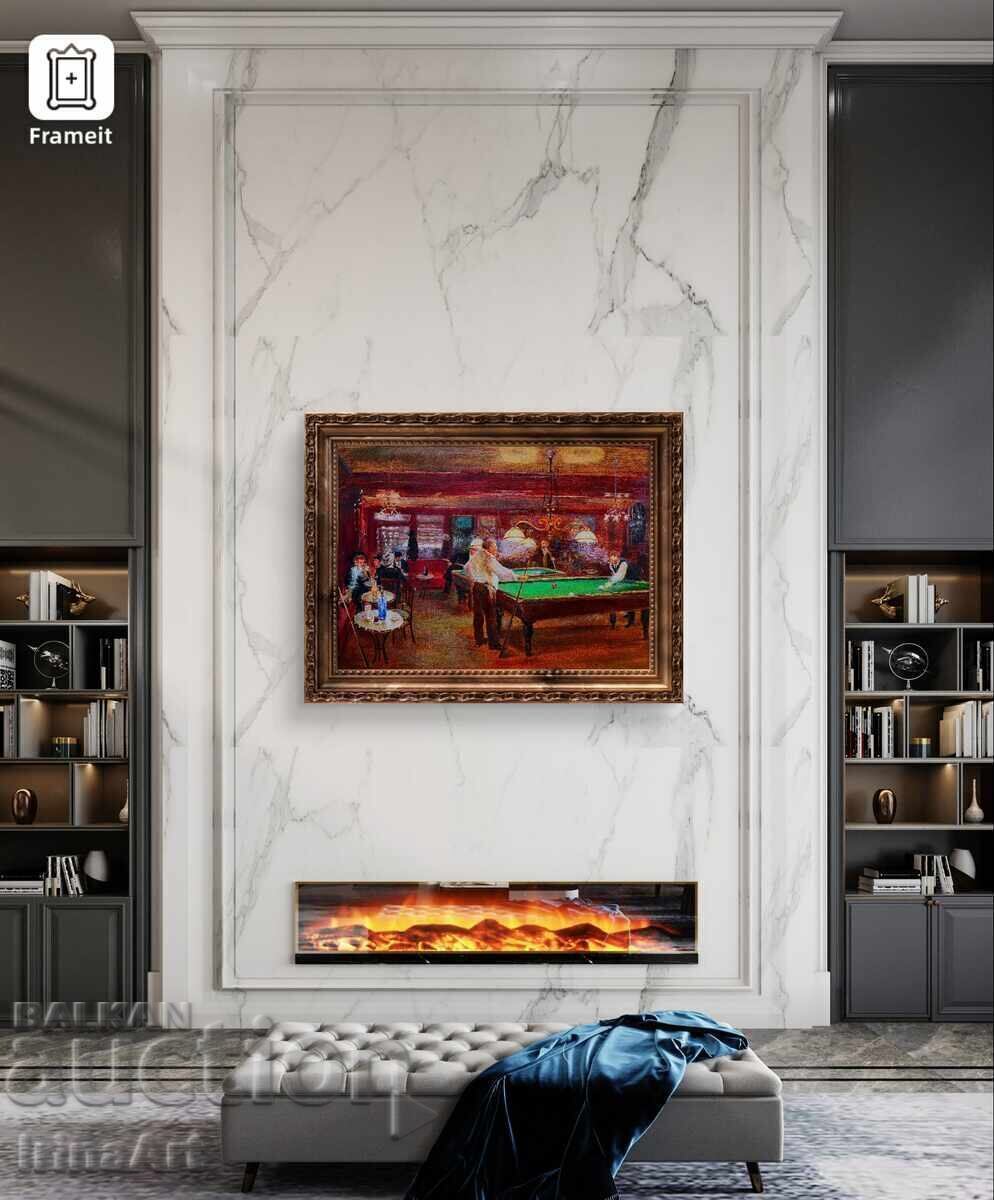 Аукцион Le Billiard - И. Водяна. Масло, платно, 70х50 см