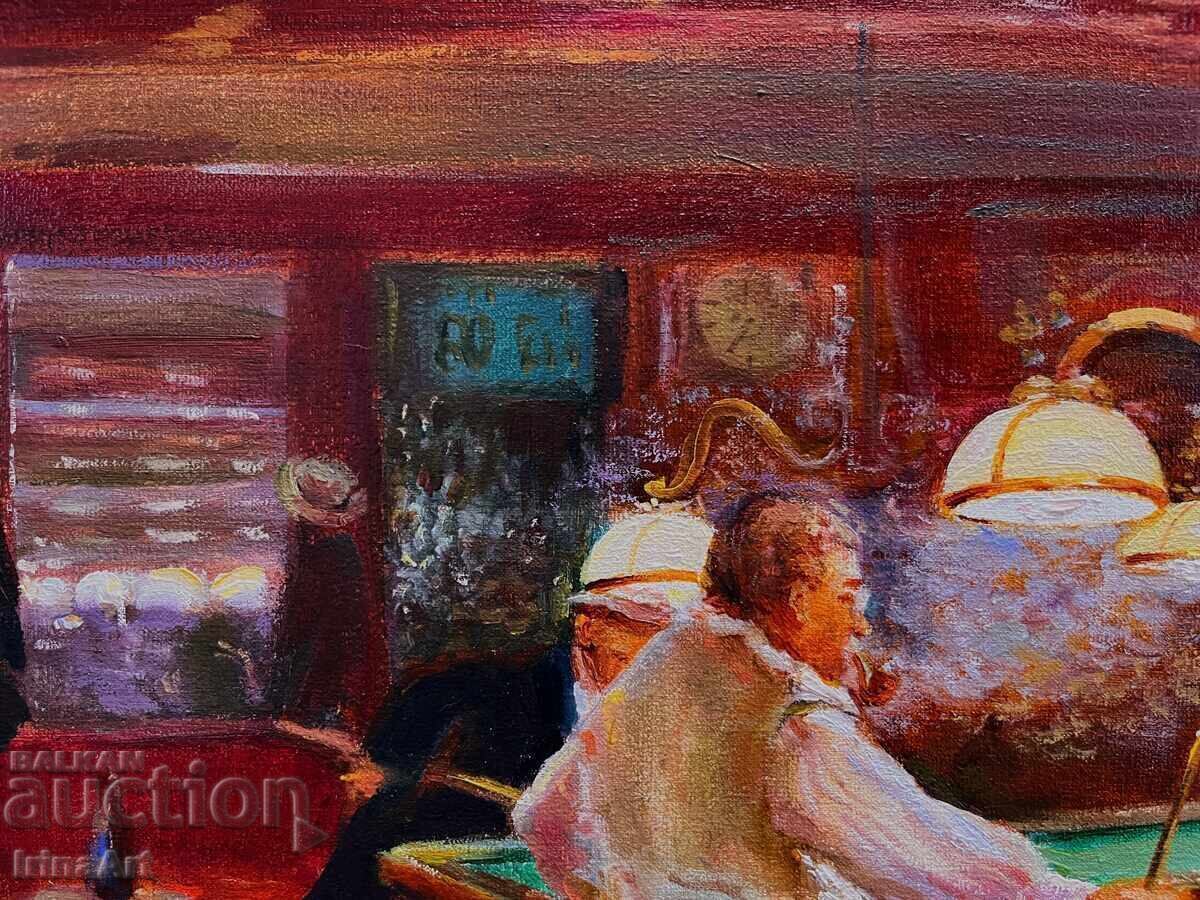 Le Billiard - И. Водяна. Масло, платно, 70х50 см - 9
