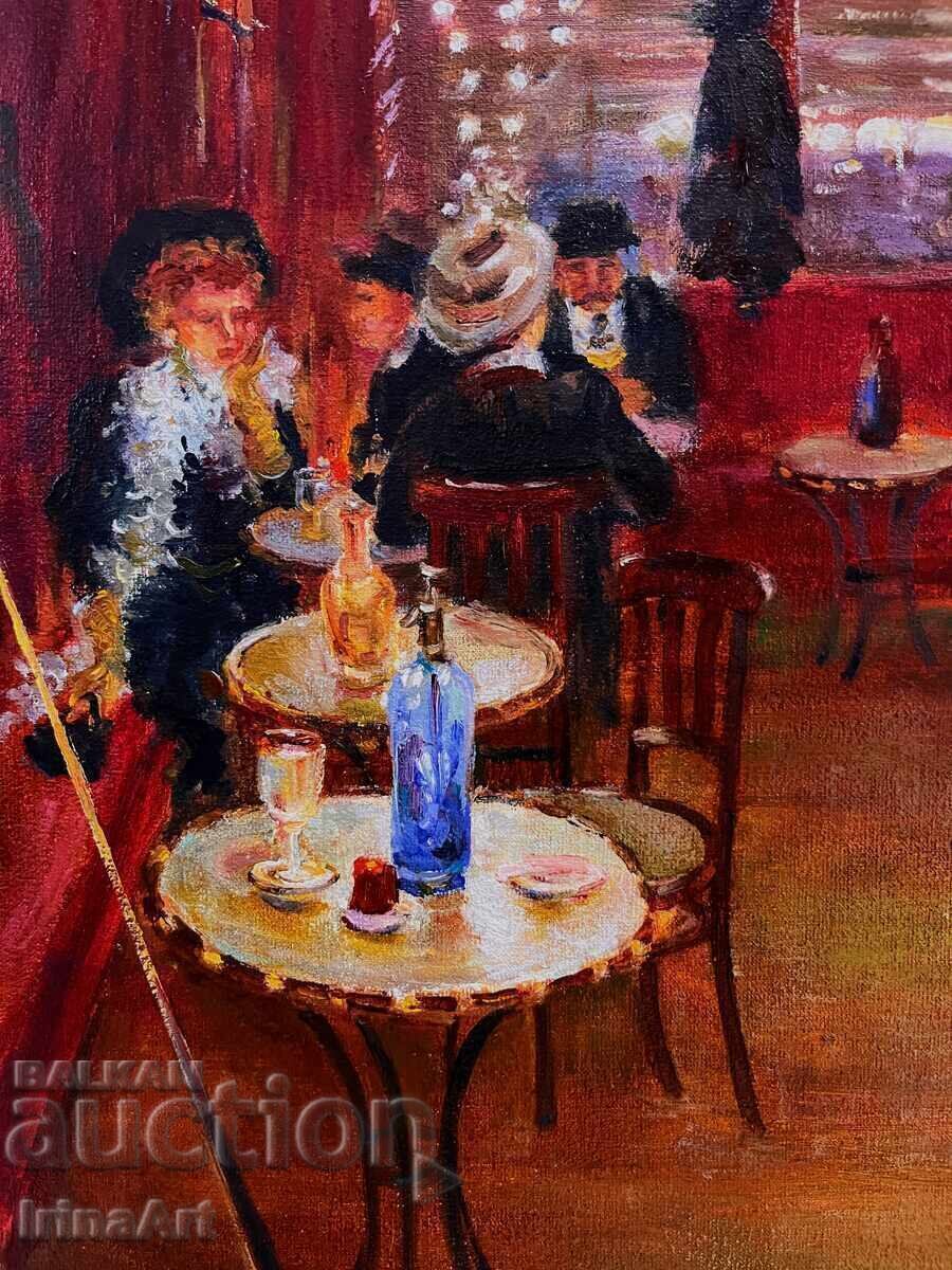 Le Billiard - И. Водяна. Масло, платно, 70х50 см - 10