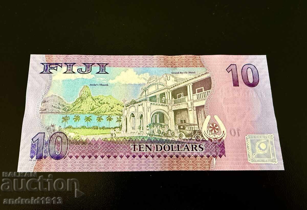 ФИДЖИ - 10 ДОЛАРА 2012, P116, UNC с цена € 9.98 | 19.52 лв.
