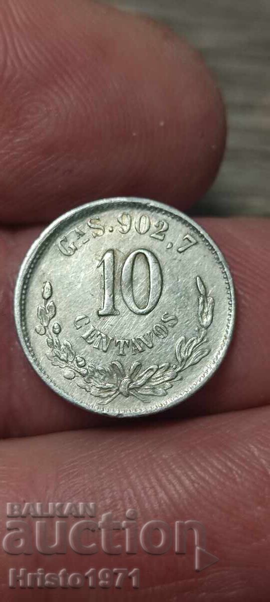 10 centavos 1891 Mexic
