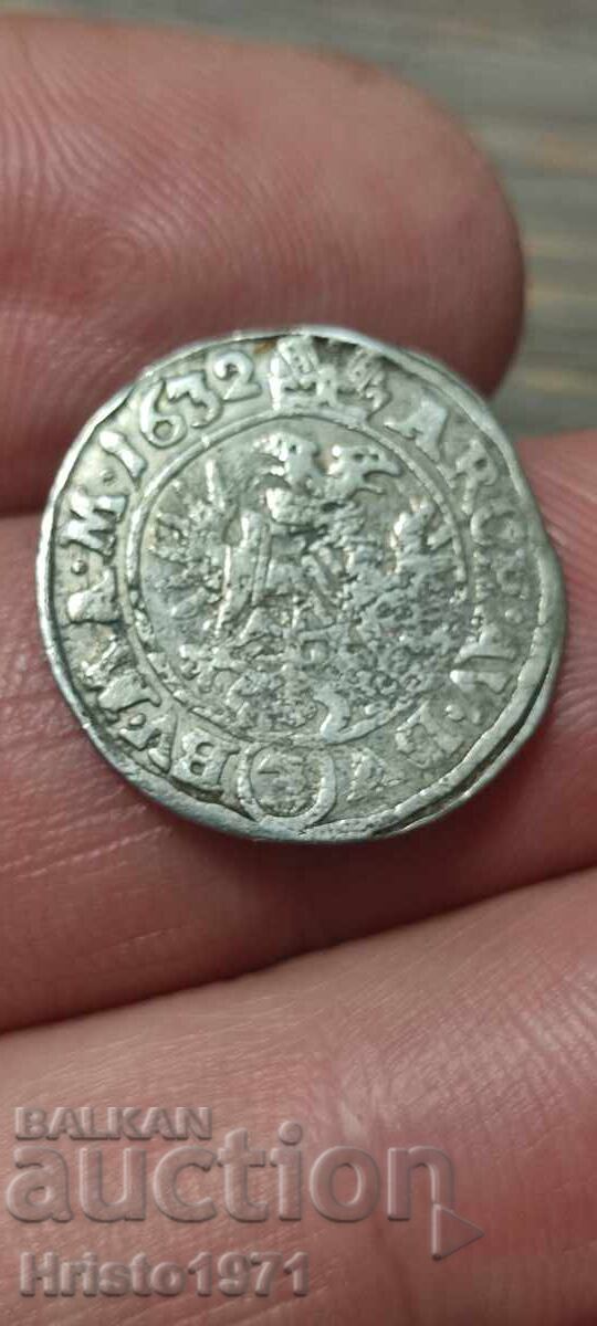 3 kreĭtsar’ 1632 Bokhemiya cu preț € 30.00 | 58.67 BGN 3 kreĭtsar’ 1632 Bokhemiya cu preț € 30.00 | 58.67 BGN