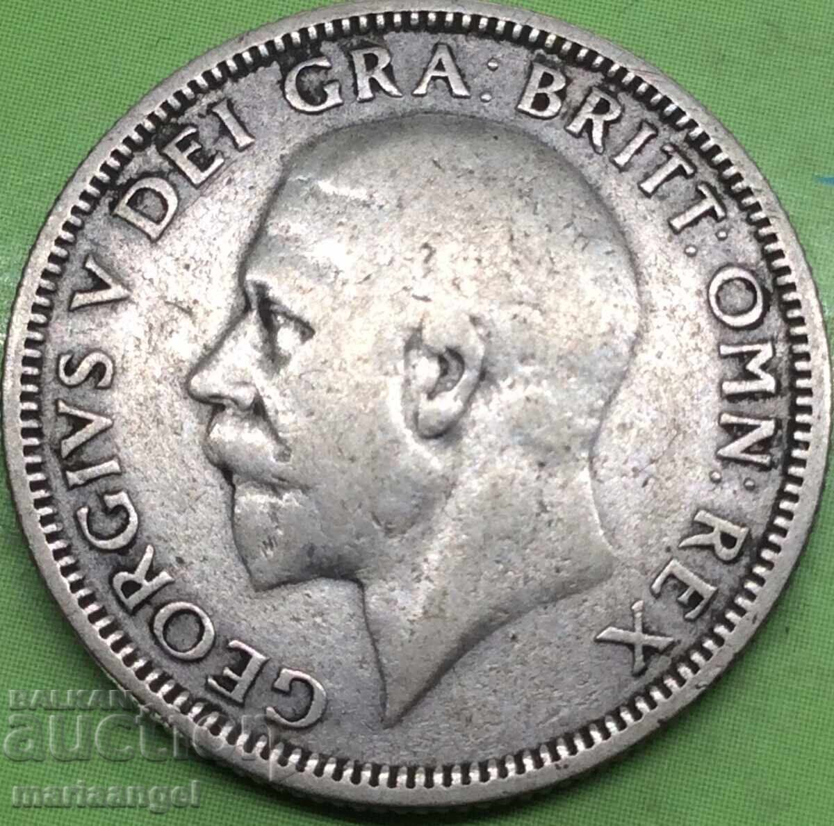 Livrarea 1 Shilling 1929 Marea Britanie Argint Livrarea 1 Shilling 1929 Marea Britanie Argint