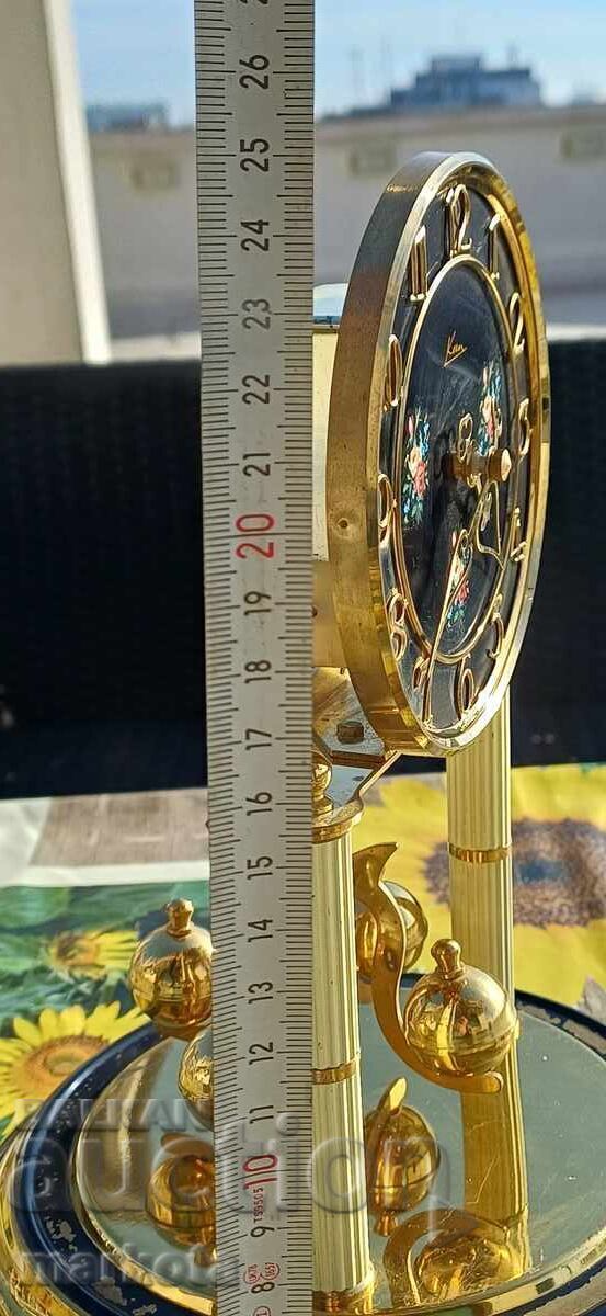 Δημοπρασία Γερμανικό ηλεκτρομηχανικό ρολόι τζακιού - "Kern"